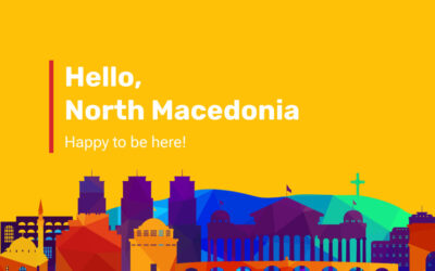 Salut, Macedonia de Nord! Ne bucuram sa fim aici!